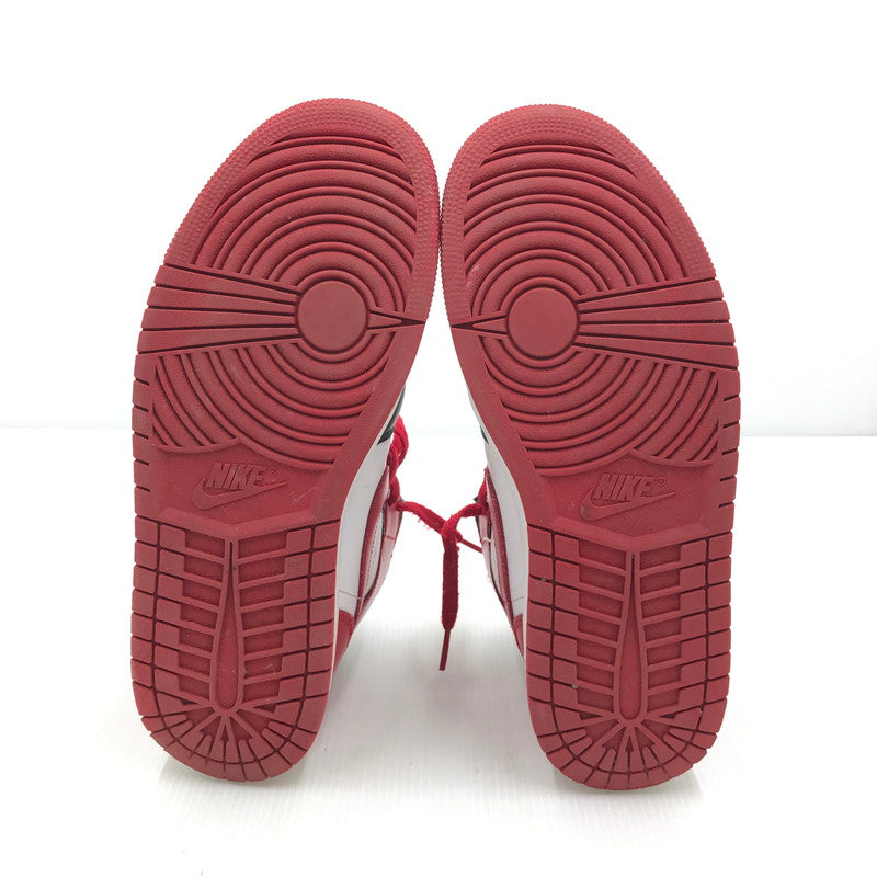 【中古品】【メンズ】 NIKE ナイキ WMNS AIR JORDAN 1 MID BRED TOE BQ6472-079 ウィメンズ エア ジョーダン 1 ミッド ブレッドトゥ スニーカー 靴 160-250809-hi-04-tag サイズ：28cm US 11 カラー：BLACK/GYM RED-WHITE 万代Net店