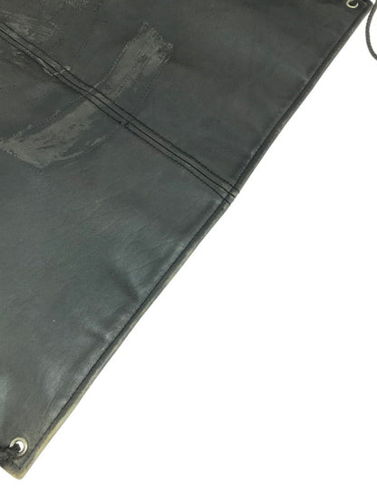 【現状渡し品】【メンズ】 KADOYA カドヤ LEATHER VEST KHX-PA141 レザーベスト 牛革 韓国製 145-250720-hi-11-tag サイズ：LL カラー：ブラック 万代Net店