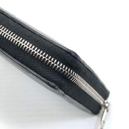 【中古品】【メンズ】 BALENCIAGA バレンシアガ EMBOSSED MONOGRAM ZIP WALLET 717787 エンボス モノグラム ジップウォレット 長財布 181-250720-na-21-tag カラー：ブラック 万代Net店