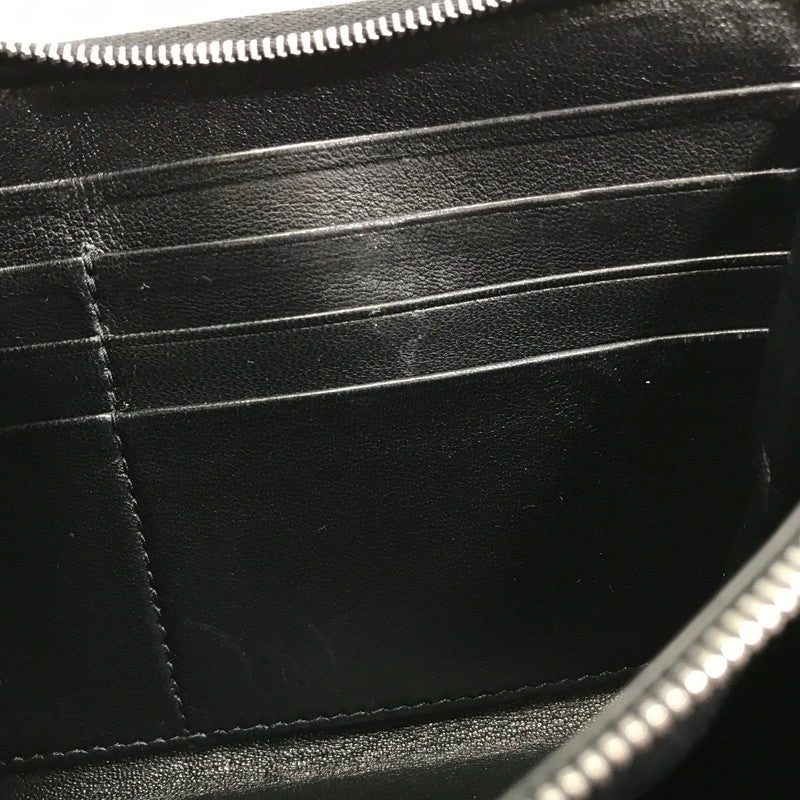 【中古品】【メンズ】 BALENCIAGA バレンシアガ EMBOSSED MONOGRAM ZIP WALLET 717787 エンボス モノグラム ジップウォレット 長財布 181-250720-na-21-tag カラー：ブラック 万代Net店