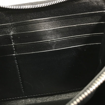 【中古品】【メンズ】 BALENCIAGA バレンシアガ EMBOSSED MONOGRAM ZIP WALLET 717787 エンボス モノグラム ジップウォレット 長財布 181-250720-na-21-tag カラー：ブラック 万代Net店