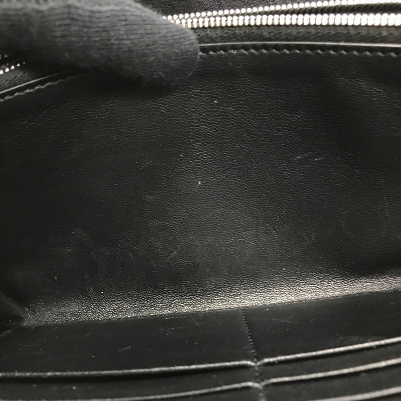 【中古品】【メンズ】 BALENCIAGA バレンシアガ EMBOSSED MONOGRAM ZIP WALLET 717787 エンボス モノグラム ジップウォレット 長財布 181-250720-na-21-tag カラー：ブラック 万代Net店