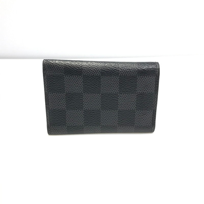 【中古品】【メンズ】 LOUIS VUITTON ルイ・ヴィトン ダミエ グラフィット ミュルティクレ6 M62662 2020年製 6連キーケース 服飾雑貨 179-250720-na-26-tag カラー：ブラック 万代Net店
