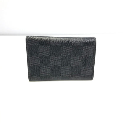 【中古品】【メンズ】 LOUIS VUITTON ルイ・ヴィトン ダミエ グラフィット ミュルティクレ6 M62662 2020年製 6連キーケース 服飾雑貨 179-250720-na-26-tag カラー：ブラック 万代Net店