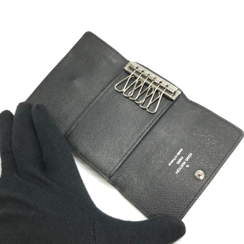 【中古品】【メンズ】 LOUIS VUITTON ルイ・ヴィトン ダミエ グラフィット ミュルティクレ6 M62662 2020年製 6連キーケース 服飾雑貨 179-250720-na-26-tag カラー：ブラック 万代Net店