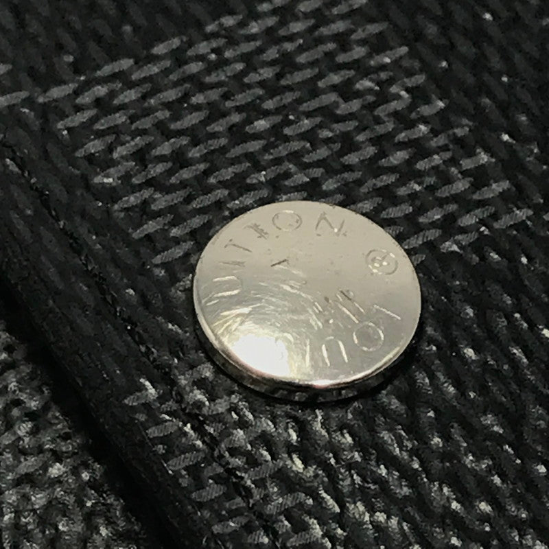 【中古品】【メンズ】 LOUIS VUITTON ルイ・ヴィトン ダミエ グラフィット ミュルティクレ6 M62662 2020年製 6連キーケース 服飾雑貨 179-250720-na-26-tag カラー：ブラック 万代Net店