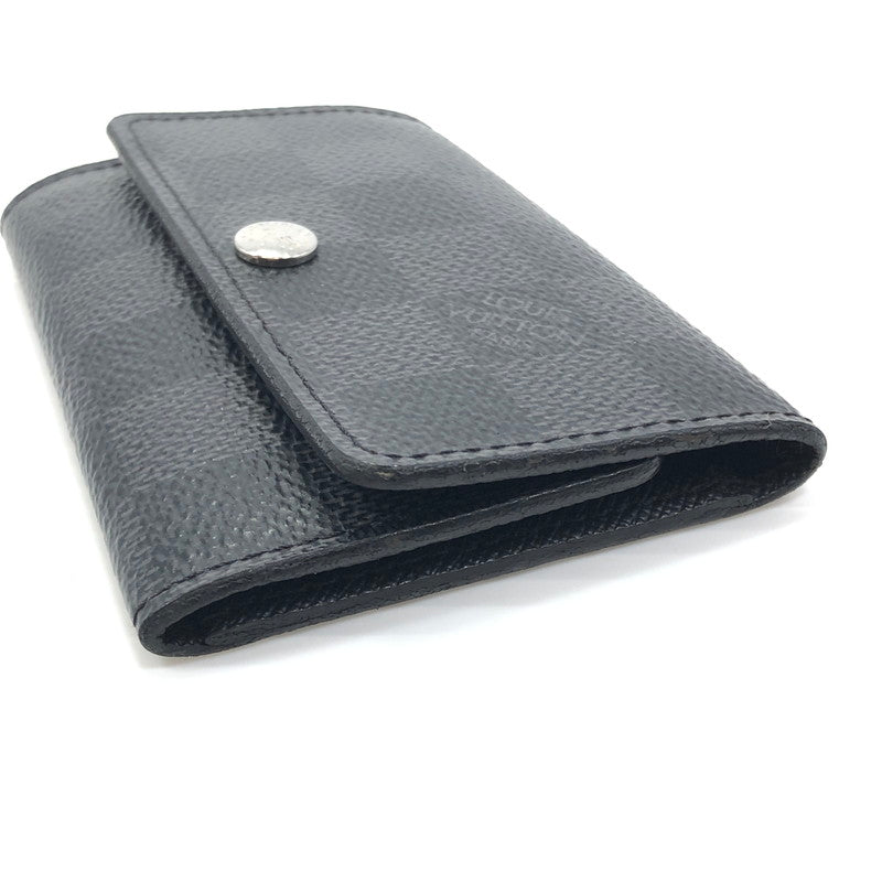 【中古品】【メンズ】 LOUIS VUITTON ルイ・ヴィトン ダミエ グラフィット ミュルティクレ6 M62662 2020年製 6連キーケース 服飾雑貨 179-250720-na-26-tag カラー：ブラック 万代Net店