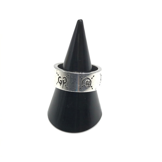 【中古品】【メンズ】 GUCCI グッチ SV GHOST RING 455318 ゴースト リング 指輪 アクセサリー 182-250720-na-27-tag サイズ：21号 カラー：シルバー 万代Net店