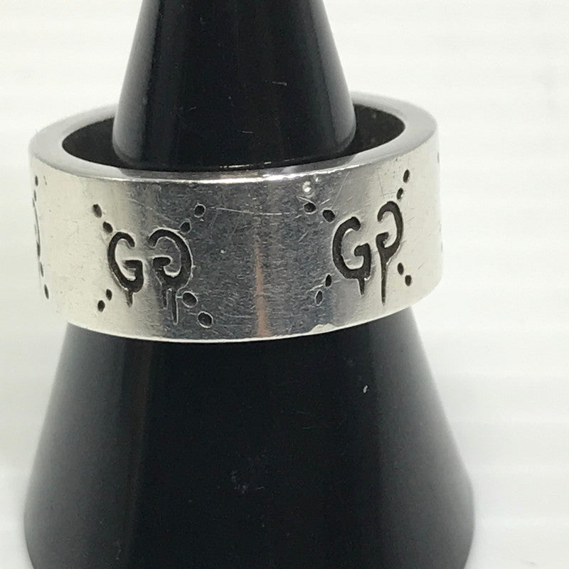 【中古品】【メンズ】 GUCCI グッチ SV GHOST RING 455318 ゴースト リング 指輪 アクセサリー 182-250720-na-27-tag サイズ：21号 カラー：シルバー 万代Net店