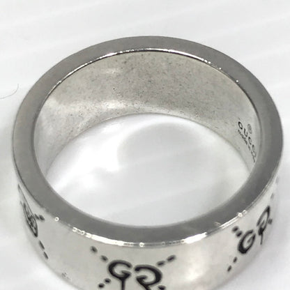 【中古品】【メンズ】 GUCCI グッチ SV GHOST RING 455318 ゴースト リング 指輪 アクセサリー 182-250720-na-27-tag サイズ：21号 カラー：シルバー 万代Net店