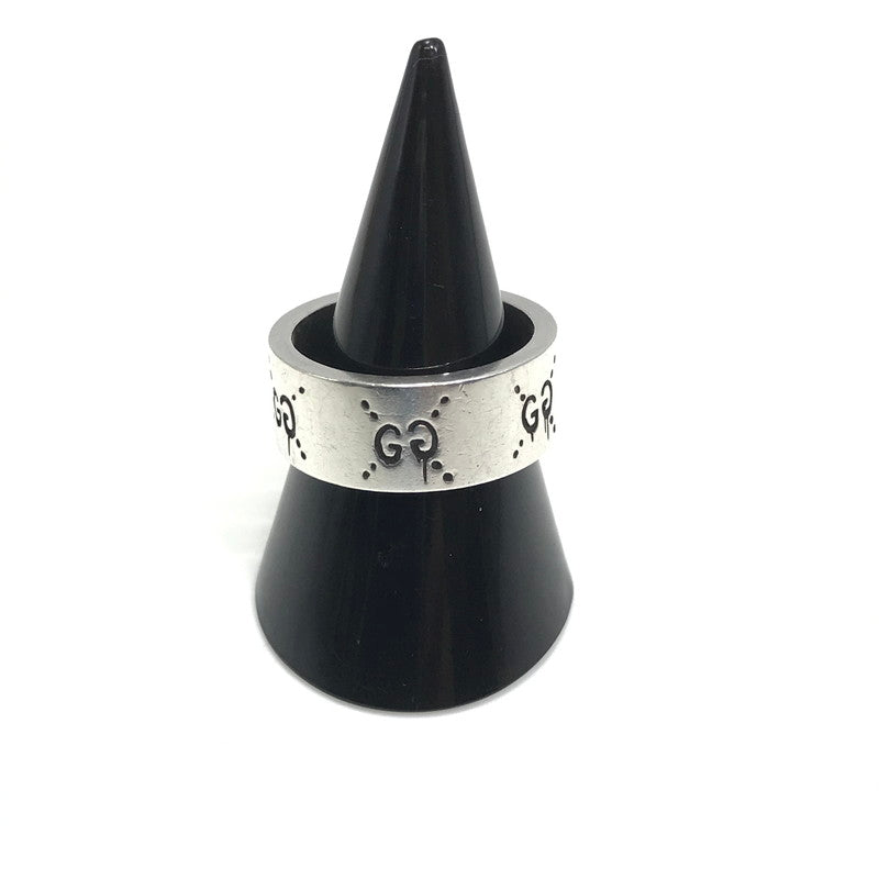 【中古品】【メンズ】 GUCCI グッチ SV GHOST RING 455318 ゴースト リング 指輪 アクセサリー 182-250720-na-27-tag サイズ：21号 カラー：シルバー 万代Net店