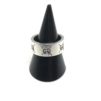 【中古品】【メンズ】 GUCCI グッチ SV GHOST RING 455318 ゴースト リング 指輪 アクセサリー 182-250720-na-27-tag サイズ：21号 カラー：シルバー 万代Net店