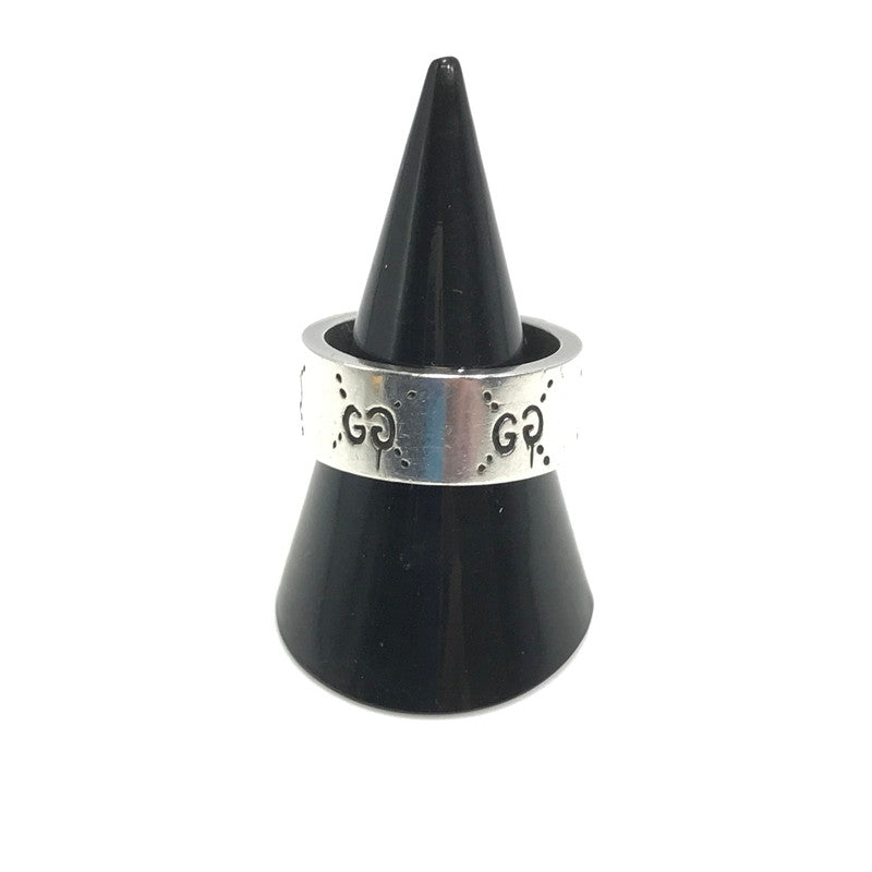 【中古品】【メンズ】 GUCCI グッチ SV GHOST RING 455318 ゴースト リング 指輪 アクセサリー 182-250720-na-27-tag サイズ：21号 カラー：シルバー 万代Net店