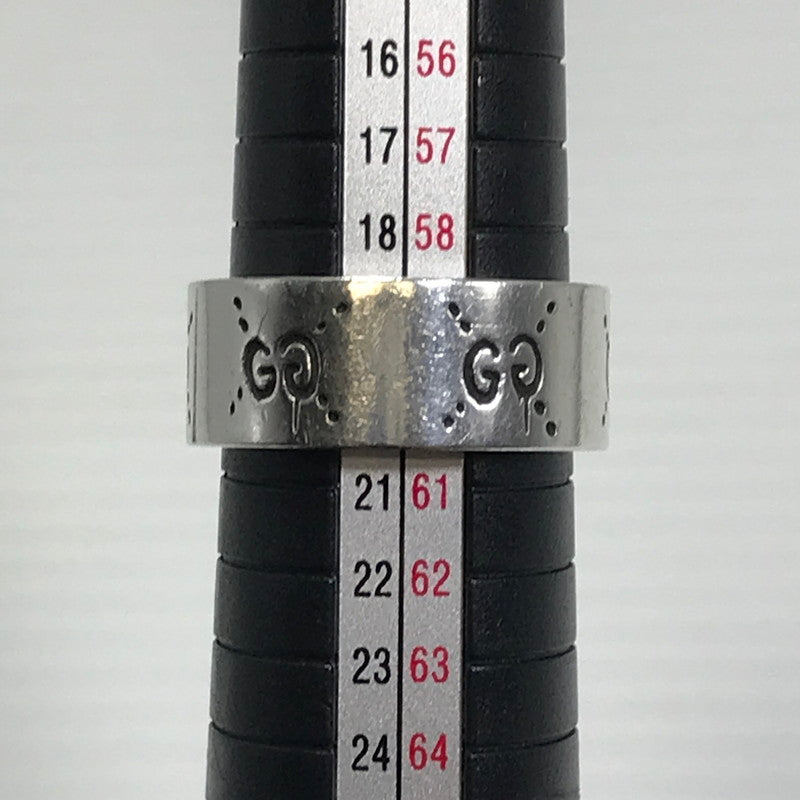 【中古品】【メンズ】 GUCCI グッチ SV GHOST RING 455318 ゴースト リング 指輪 アクセサリー 182-250720-na-27-tag サイズ：21号 カラー：シルバー 万代Net店