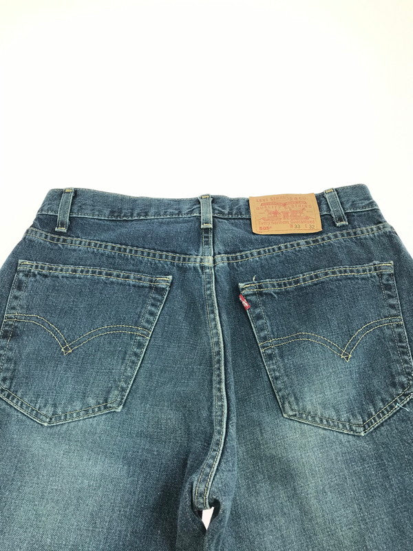 【中古品】【メンズ】 Levi's リーバイス 505 DENIM PANTS 00505-0575 505 デニムパンツ ボタン裏刻印230 メキシコ製 ジーンズ ボトムス 157-250723-yy-18-tag サイズ：W33 カラー：インディゴ 万代Net店