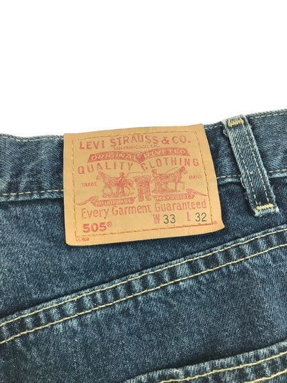 【中古品】【メンズ】 Levi's リーバイス 505 DENIM PANTS 00505-0575 505 デニムパンツ ボタン裏刻印230 メキシコ製 ジーンズ ボトムス 157-250723-yy-18-tag サイズ：W33 カラー：インディゴ 万代Net店