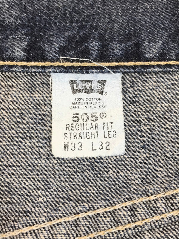 【中古品】【メンズ】 Levi's リーバイス 505 DENIM PANTS 00505-0575 505 デニムパンツ ボタン裏刻印230 メキシコ製 ジーンズ ボトムス 157-250723-yy-18-tag サイズ：W33 カラー：インディゴ 万代Net店
