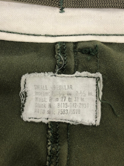 【中古品】【メンズ】 U.S.ARMY ユーエスアーミー 8415-782-2951 70'S M-65 FIELD CARGO PANTS フィールドカーゴパンツ ボトムス 157-260823-AS-16-hon サイズ：SMALL-REGULAR カラー：オリーブグリーン 万代Net店