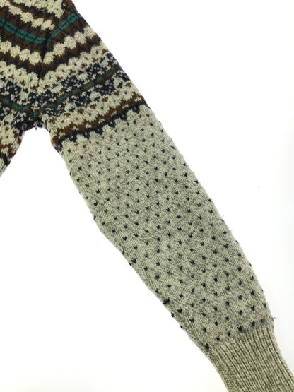 【現状渡し品】【メンズ】 PENDLETON ペンドルトン LOBO 70's WOOL KNIT SWEATER 70年代 ウール ニット セーター トップス 146-260820-rt-12-tag サイズ：L カラー：ブラウン 万代Net店
