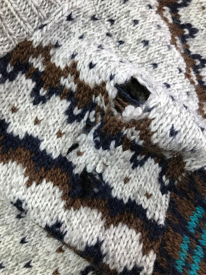 【現状渡し品】【メンズ】 PENDLETON ペンドルトン LOBO 70's WOOL KNIT SWEATER 70年代 ウール ニット セーター トップス 146-260820-rt-12-tag サイズ：L カラー：ブラウン 万代Net店