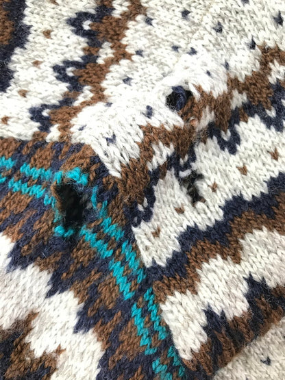 【現状渡し品】【メンズ】 PENDLETON ペンドルトン LOBO 70's WOOL KNIT SWEATER 70年代 ウール ニット セーター トップス 146-260820-rt-12-tag サイズ：L カラー：ブラウン 万代Net店