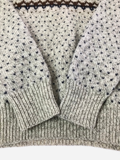 【現状渡し品】【メンズ】 PENDLETON ペンドルトン LOBO 70's WOOL KNIT SWEATER 70年代 ウール ニット セーター トップス 146-260820-rt-12-tag サイズ：L カラー：ブラウン 万代Net店