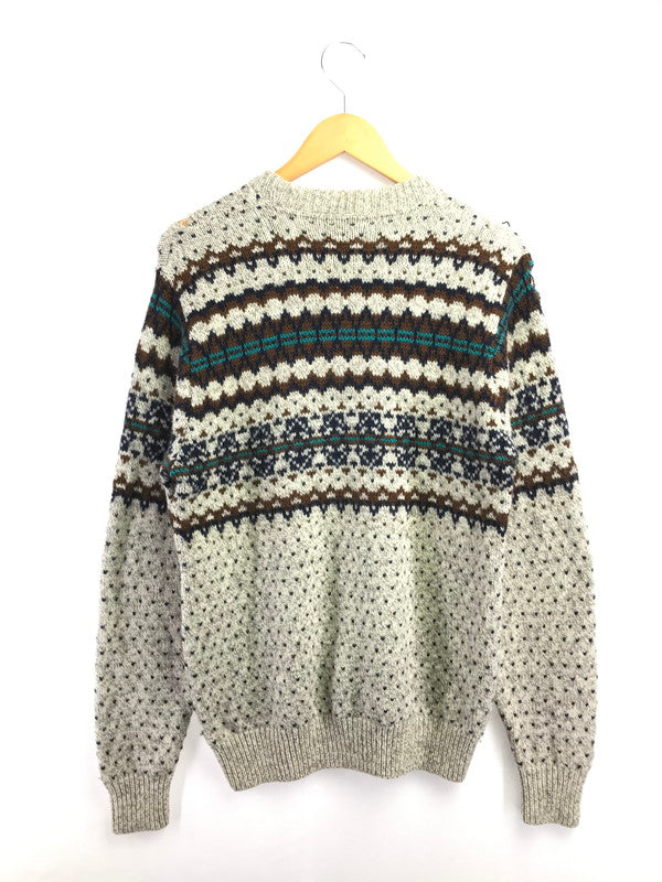 【現状渡し品】【メンズ】 PENDLETON ペンドルトン LOBO 70's WOOL KNIT SWEATER 70年代 ウール ニット セーター トップス 146-260820-rt-12-tag サイズ：L カラー：ブラウン 万代Net店