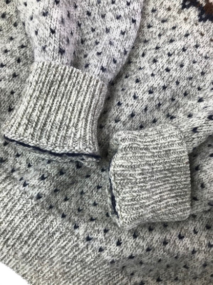 【現状渡し品】【メンズ】 PENDLETON ペンドルトン LOBO 70's WOOL KNIT SWEATER 70年代 ウール ニット セーター トップス 146-260820-rt-12-tag サイズ：L カラー：ブラウン 万代Net店