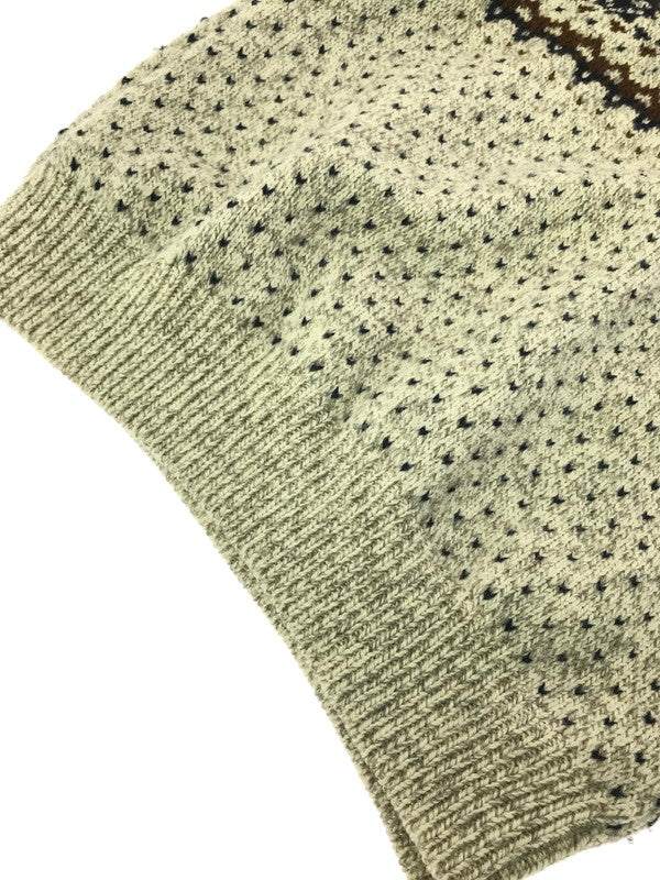 【現状渡し品】【メンズ】 PENDLETON ペンドルトン LOBO 70's WOOL KNIT SWEATER 70年代 ウール ニット セーター トップス 146-260820-rt-12-tag サイズ：L カラー：ブラウン 万代Net店