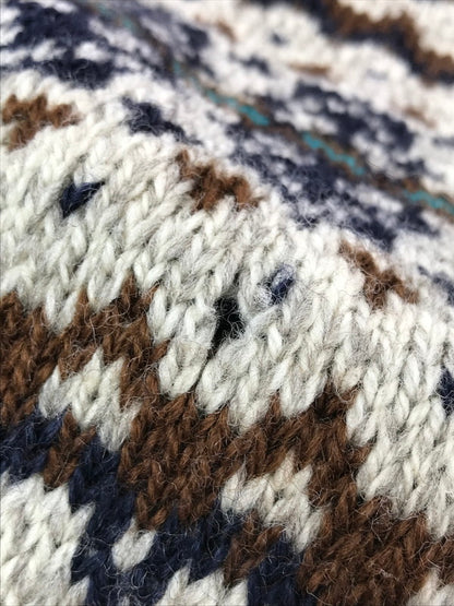 【現状渡し品】【メンズ】 PENDLETON ペンドルトン LOBO 70's WOOL KNIT SWEATER 70年代 ウール ニット セーター トップス 146-260820-rt-12-tag サイズ：L カラー：ブラウン 万代Net店