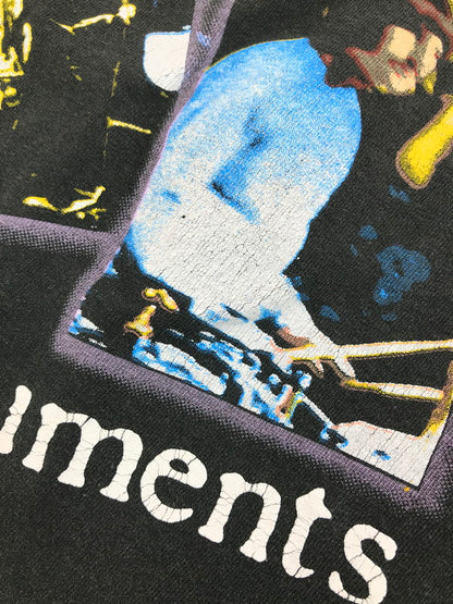 【中古品】【メンズ】 UNKNOWN VINTAGE THE BEATLES S/S T-SHIRT ヴィンテージ ビートルズ ショートスリーブ Tシャツ バンドT 半袖 トップス 146-250723-yy-12-tag サイズ：M カラー：ブラック 万代Net店