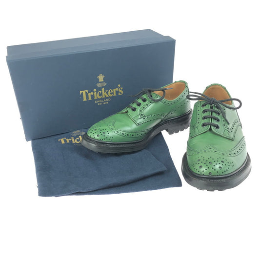 【中古品】【メンズ】 MENS GREEN MC DERBY BROGUE SHOES 5633 44 ダービー グローブ シューズ ウィングチップシューズ 靴 164-250804-na-10-tag サイズ：6 1/2 カラー：グリーン 万代Net店