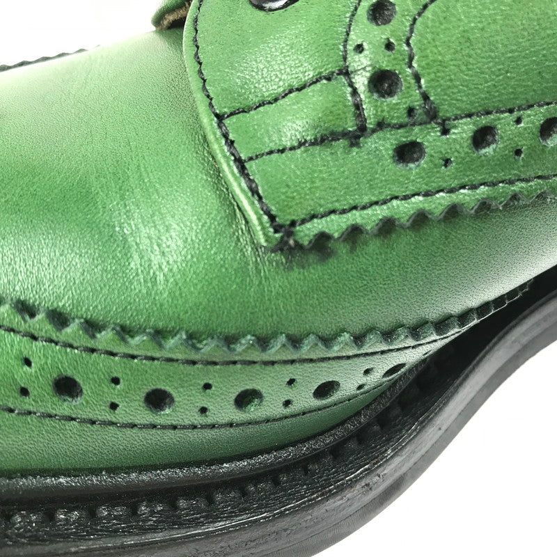 【中古品】【メンズ】 MENS GREEN MC DERBY BROGUE SHOES 5633 44 ダービー グローブ シューズ ウィングチップシューズ 靴 164-250804-na-10-tag サイズ：6 1/2 カラー：グリーン 万代Net店