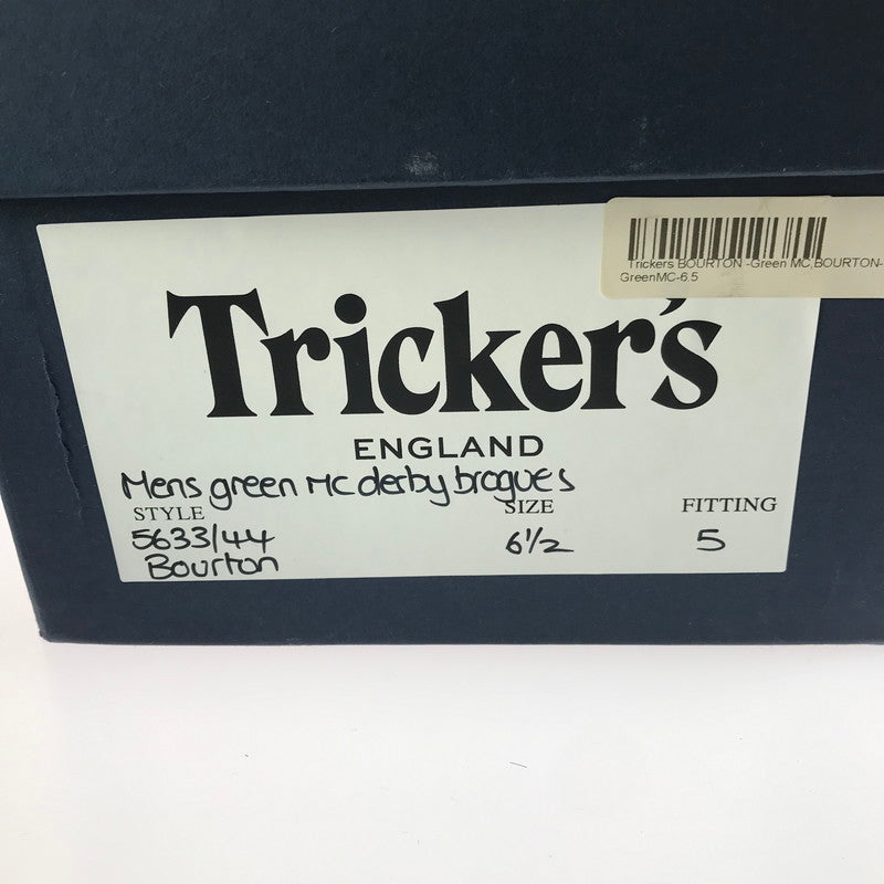 【中古品】【メンズ】 MENS GREEN MC DERBY BROGUE SHOES 5633 44 ダービー グローブ シューズ ウィングチップシューズ 靴 164-250804-na-10-tag サイズ：6 1/2 カラー：グリーン 万代Net店