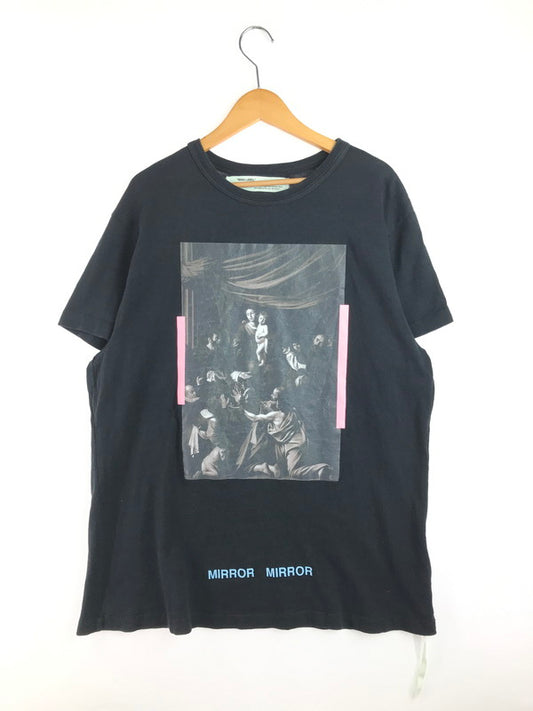 【中古品】【メンズ】 MIROR MIROR GRAPHIC S/S TEE ミラー ミラー グラフィック ショートスリーブ Tシャツ 半袖Tシャツ トップス 142-250723-rt-14-tag サイズ：S カラー：ブラック 万代Net店