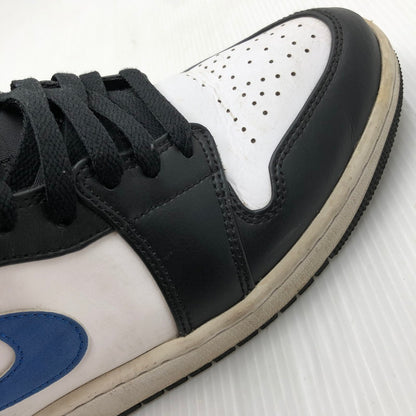 【中古品】【メンズ】 NIKE ナイキ AIR JORDAN 1 MID 554724-140 エアジョーダン 1 ミッド スニーカー 靴 160-250725-na-01-tag サイズ：27cm US 9 カラー：WHITE/RACER BLUE-BLACK 万代Net店