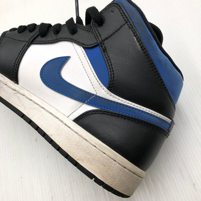 【中古品】【メンズ】 NIKE ナイキ AIR JORDAN 1 MID 554724-140 エアジョーダン 1 ミッド スニーカー 靴 160-250725-na-01-tag サイズ：27cm US 9 カラー：WHITE/RACER BLUE-BLACK 万代Net店