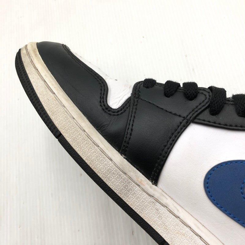 【中古品】【メンズ】 NIKE ナイキ AIR JORDAN 1 MID 554724-140 エアジョーダン 1 ミッド スニーカー 靴 160-250725-na-01-tag サイズ：27cm US 9 カラー：WHITE/RACER BLUE-BLACK 万代Net店
