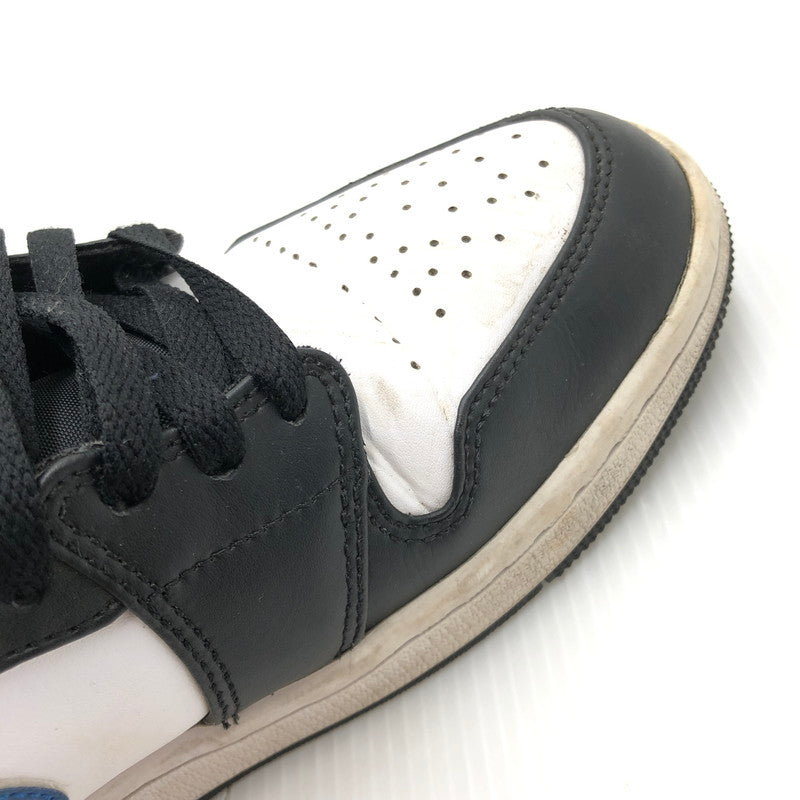 【中古品】【メンズ】 NIKE ナイキ AIR JORDAN 1 MID 554724-140 エアジョーダン 1 ミッド スニーカー 靴 160-250725-na-01-tag サイズ：27cm US 9 カラー：WHITE/RACER BLUE-BLACK 万代Net店