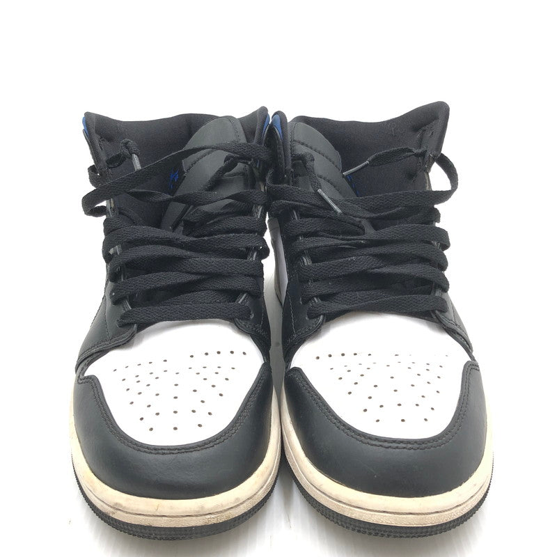 【中古品】【メンズ】 NIKE ナイキ AIR JORDAN 1 MID 554724-140 エアジョーダン 1 ミッド スニーカー 靴 160-250725-na-01-tag サイズ：27cm US 9 カラー：WHITE/RACER BLUE-BLACK 万代Net店