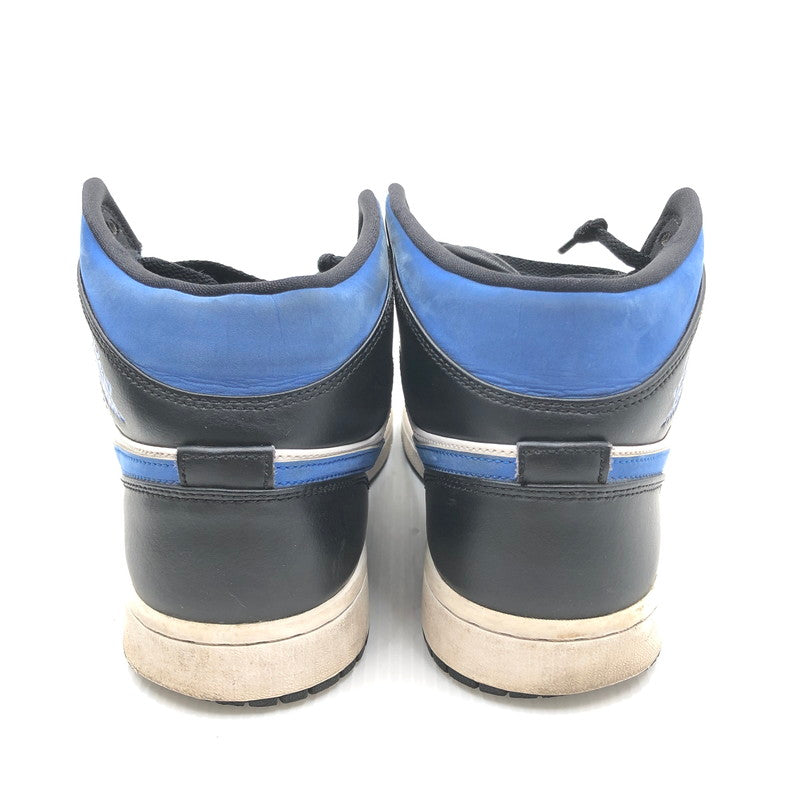 【中古品】【メンズ】 NIKE ナイキ AIR JORDAN 1 MID 554724-140 エアジョーダン 1 ミッド スニーカー 靴 160-250725-na-01-tag サイズ：27cm US 9 カラー：WHITE/RACER BLUE-BLACK 万代Net店
