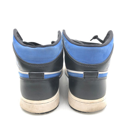 【中古品】【メンズ】 NIKE ナイキ AIR JORDAN 1 MID 554724-140 エアジョーダン 1 ミッド スニーカー 靴 160-250725-na-01-tag サイズ：27cm US 9 カラー：WHITE/RACER BLUE-BLACK 万代Net店