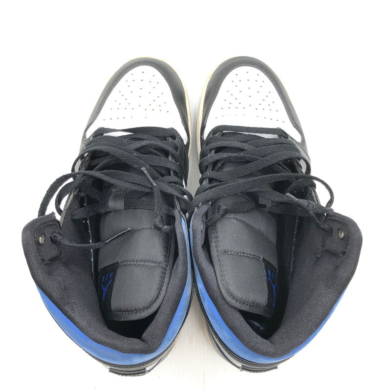 【中古品】【メンズ】 NIKE ナイキ AIR JORDAN 1 MID 554724-140 エアジョーダン 1 ミッド スニーカー 靴 160-250725-na-01-tag サイズ：27cm US 9 カラー：WHITE/RACER BLUE-BLACK 万代Net店