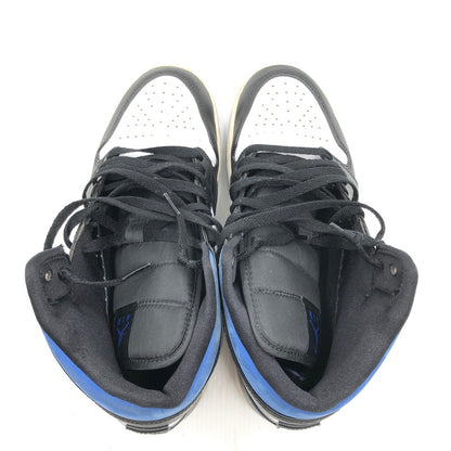 【中古品】【メンズ】 NIKE ナイキ AIR JORDAN 1 MID 554724-140 エアジョーダン 1 ミッド スニーカー 靴 160-250725-na-01-tag サイズ：27cm US 9 カラー：WHITE/RACER BLUE-BLACK 万代Net店