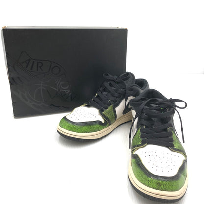 【中古品】【メンズ】 NIKE ナイキ AIR JORDAN 1 LOW SE DN3705-003 エアジョーダン 1 ロー シーズナルエディション スニーカー 靴 160-250725-na-02-tag サイズ：26cm US 8 カラー：BLACK/ELECTRIC GREEN-WHITE 万代Net店