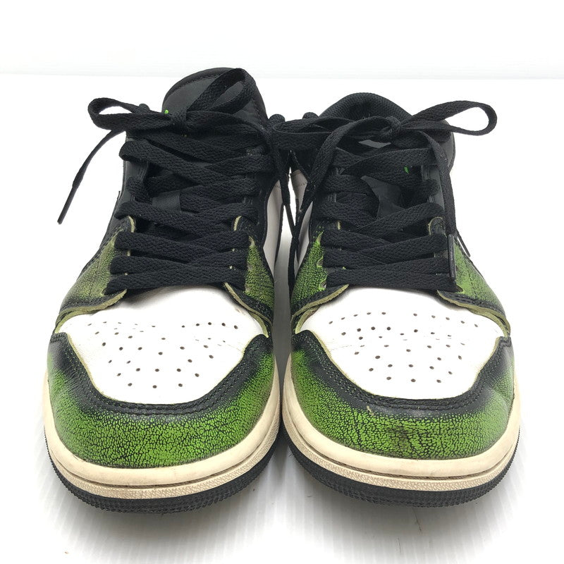 【中古品】【メンズ】 NIKE ナイキ AIR JORDAN 1 LOW SE DN3705-003 エアジョーダン 1 ロー シーズナルエディション スニーカー 靴 160-250725-na-02-tag サイズ：26cm US 8 カラー：BLACK/ELECTRIC GREEN-WHITE 万代Net店