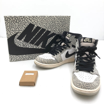 【中古品】【メンズ】 NIKE ナイキ AIR JORDAN 1 HIGH OG DZ5485-052 エアジョーダン 1 ハイ オリジナル スニーカー 靴 160-250725-na-06-tag サイズ：26cm US 8 カラー：TECH GREY/MUSLIN-BLACK-WHITE 万代Net店