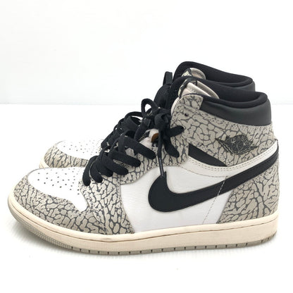 【中古品】【メンズ】 NIKE ナイキ AIR JORDAN 1 HIGH OG DZ5485-052 エアジョーダン 1 ハイ オリジナル スニーカー 靴 160-250725-na-06-tag サイズ：26cm US 8 カラー：TECH GREY/MUSLIN-BLACK-WHITE 万代Net店