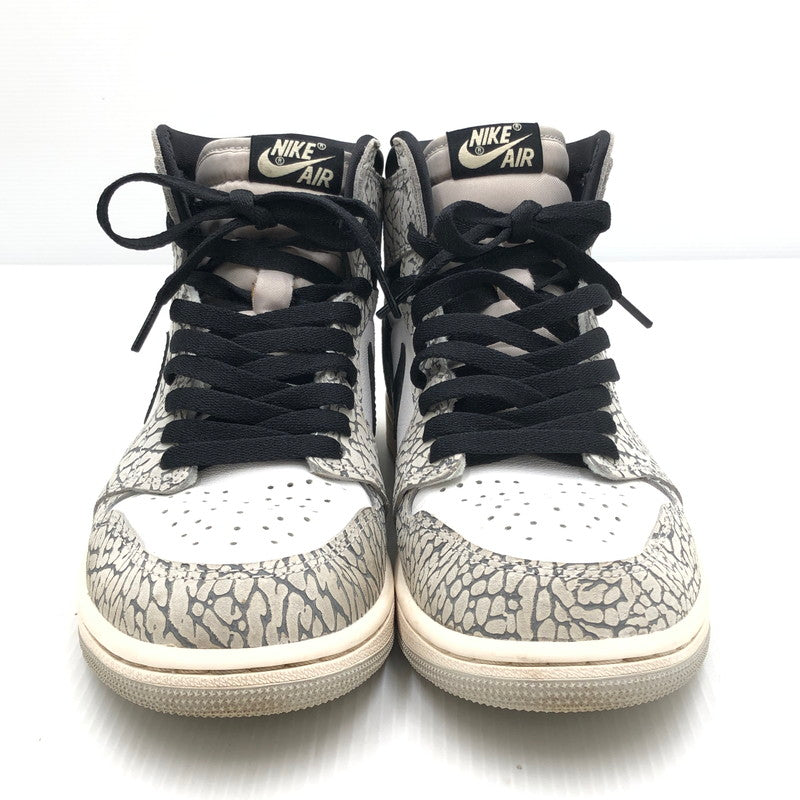 【中古品】【メンズ】 NIKE ナイキ AIR JORDAN 1 HIGH OG DZ5485-052 エアジョーダン 1 ハイ オリジナル スニーカー 靴 160-250725-na-06-tag サイズ：26cm US 8 カラー：TECH GREY/MUSLIN-BLACK-WHITE 万代Net店