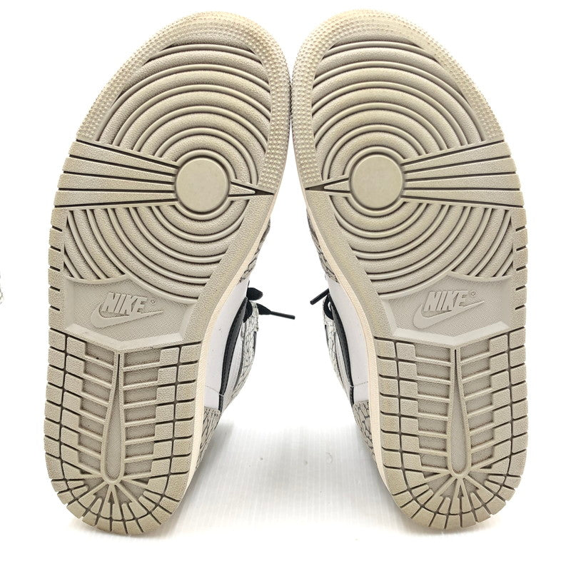 【中古品】【メンズ】 NIKE ナイキ AIR JORDAN 1 HIGH OG DZ5485-052 エアジョーダン 1 ハイ オリジナル スニーカー 靴 160-250725-na-06-tag サイズ：26cm US 8 カラー：TECH GREY/MUSLIN-BLACK-WHITE 万代Net店